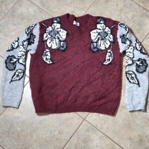 Silverflint Floral Sweater